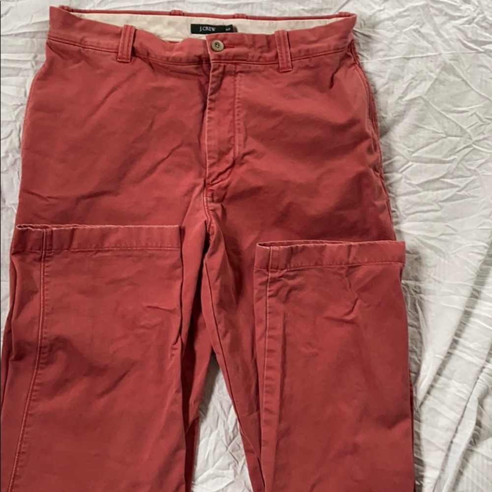 J Crew “Broken In Khakis 34x32
